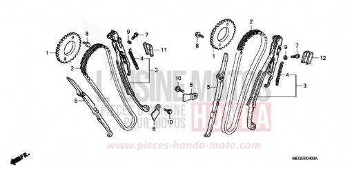 CAM CHAIN VT750CA8 de 2008